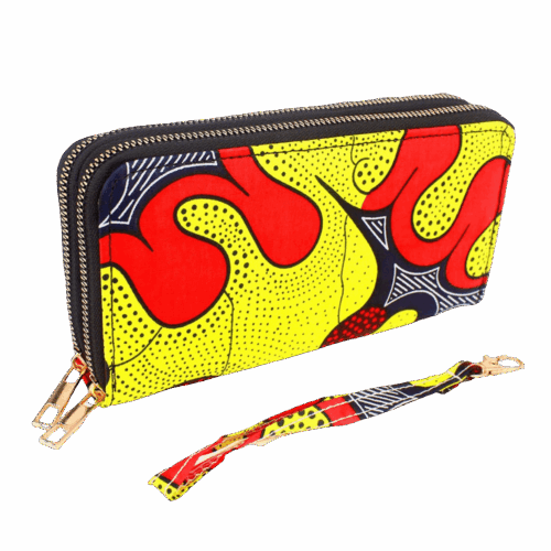 African Wax Print Wallet