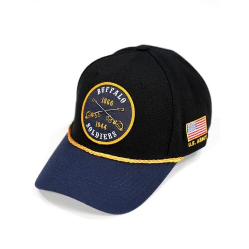 Buffalo Soldier Embroidered Baseball Cap