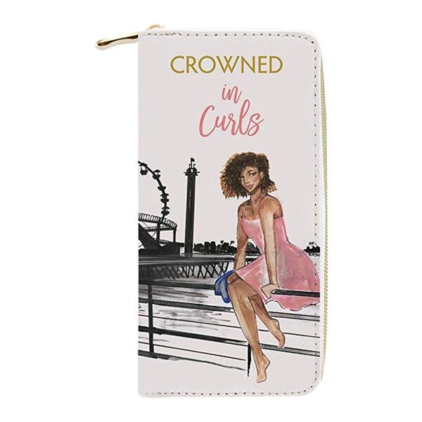 Crowned in Curls Wallet