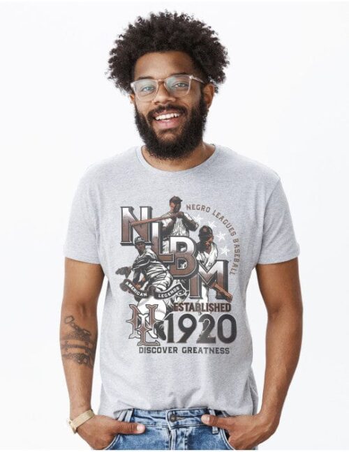 Discover Greatness: Negro Leagues Baseball Commemorative Short Sleeve T-Shirt