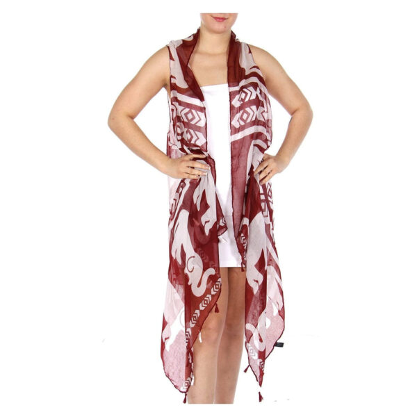 Elephant Chiffon Vest