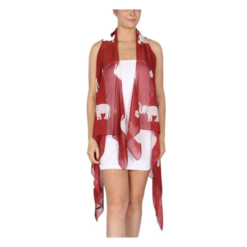 Elephant Chiffon Vest