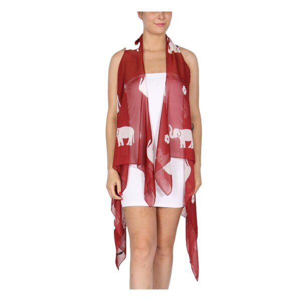 Elephant Chiffon Vest