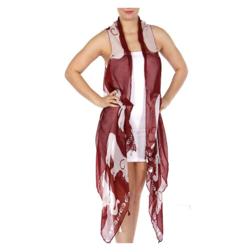 Elephant Chiffon Vest