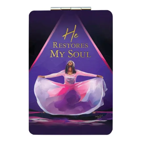 He Restores My Soul Compact/Pocket Mirror