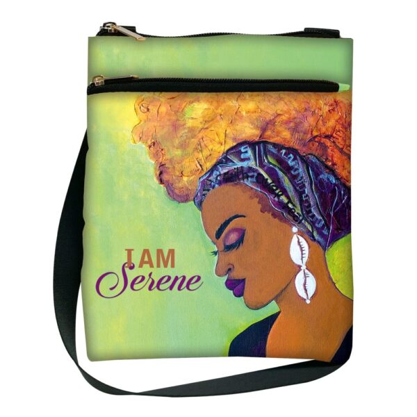 I am Serene Crossbody Travel Purse