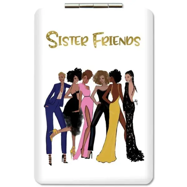 Sister Friends II Compact/Pocket Mirror Sister Friends II Compact/Pocket Mirror