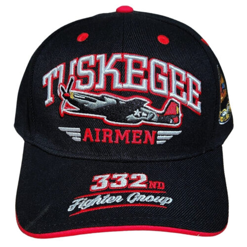 Tuskegee Airmen 332nd Fighter Group Embroidered Baseball Cap