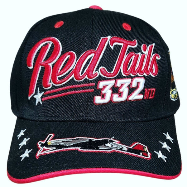 Tuskegee Airmen Red Tails Embroidered Baseball Cap