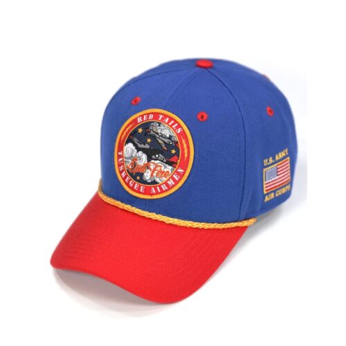 Tuskegee Airmen Spit Fire Embroidered Baseball Cap