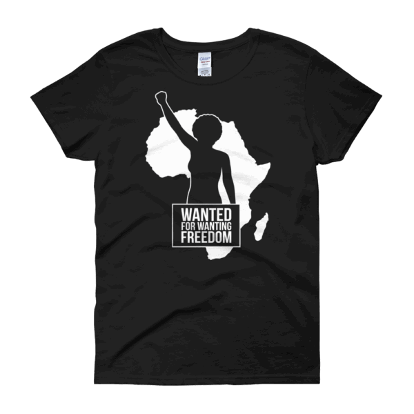 Wanted for Wanting Freedom Short Sleeve Women's Slim Fit T-Shirt